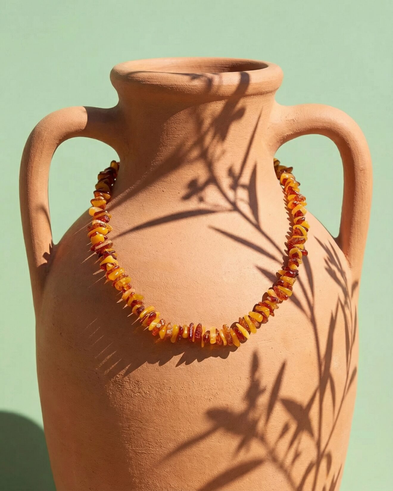 Amber necklace - Chips Beads