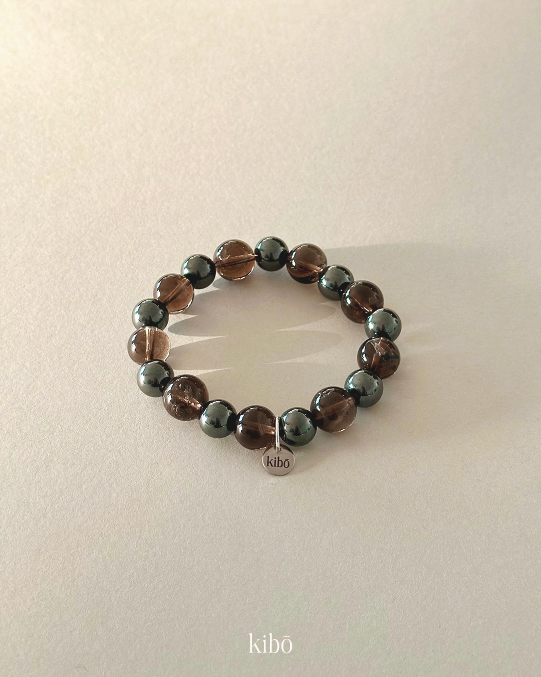 Smoky Quartz & Hematite Bracelet
