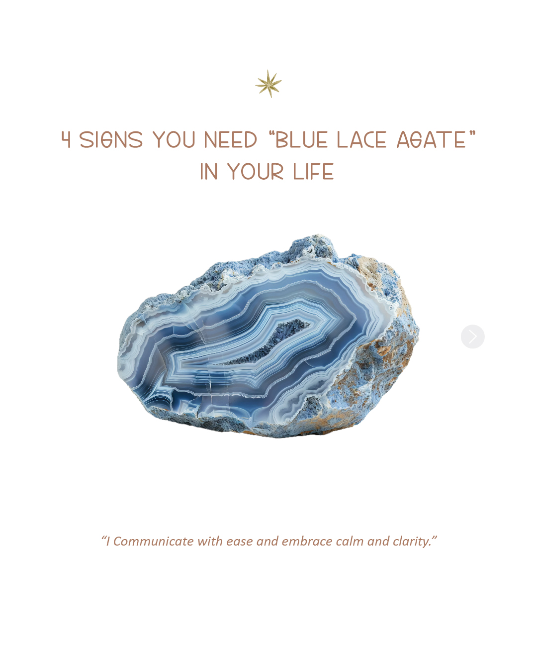 Blue Lace Agate Necklace - Image 4