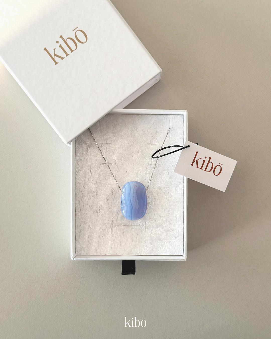 Blue Lace Agate Necklace - Image 6