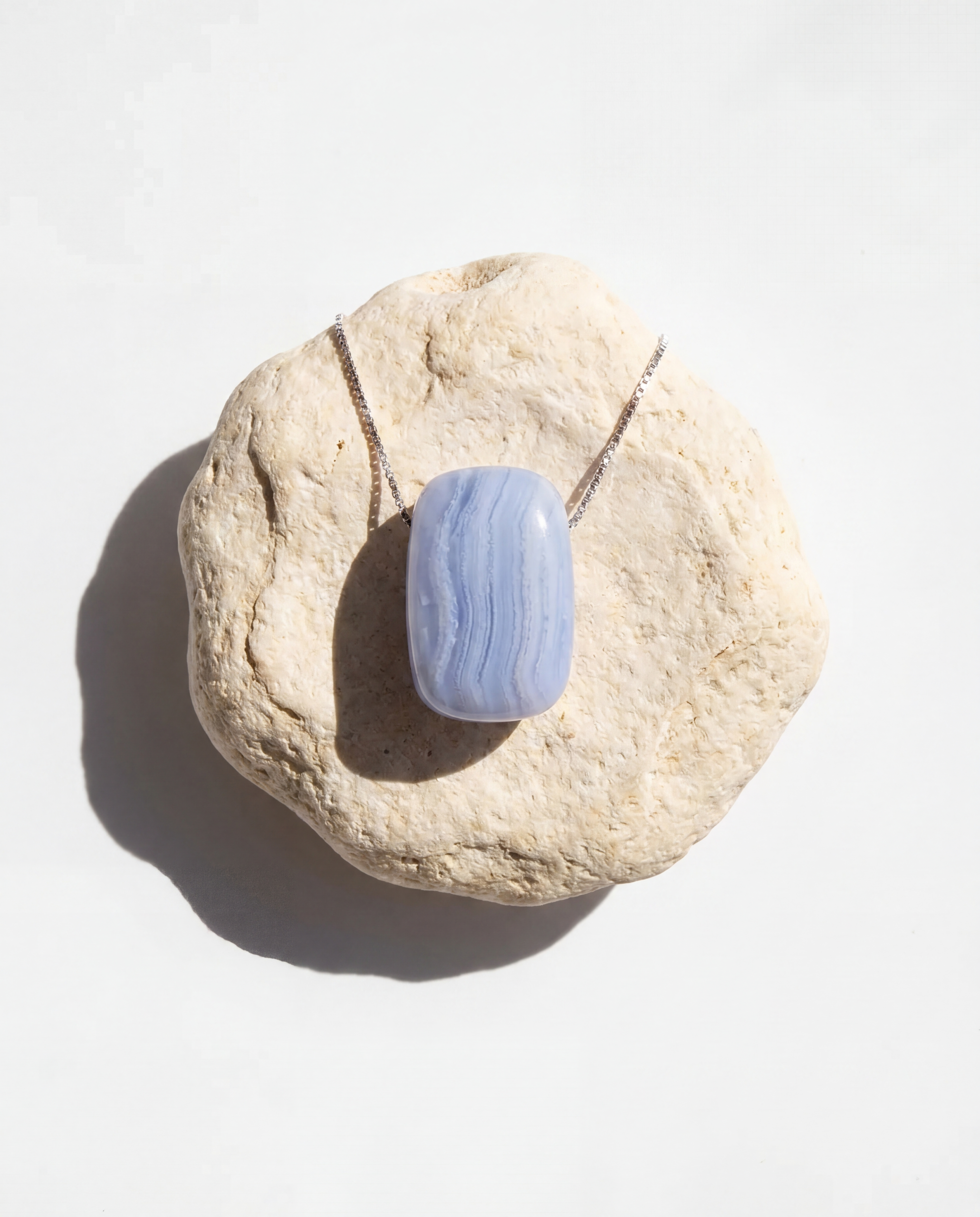 Blue Lace Agate Necklace - Image 2
