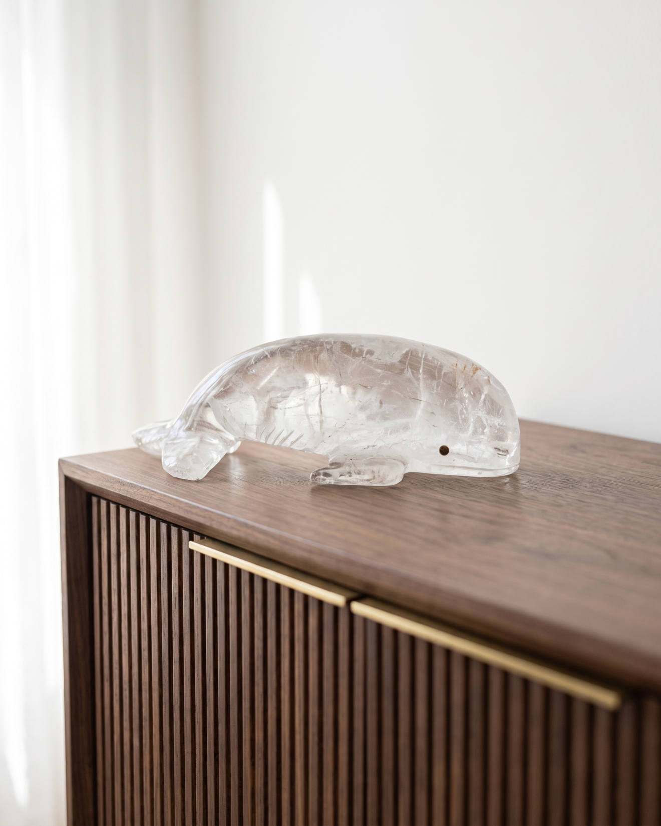 Clear Quartz Whale
