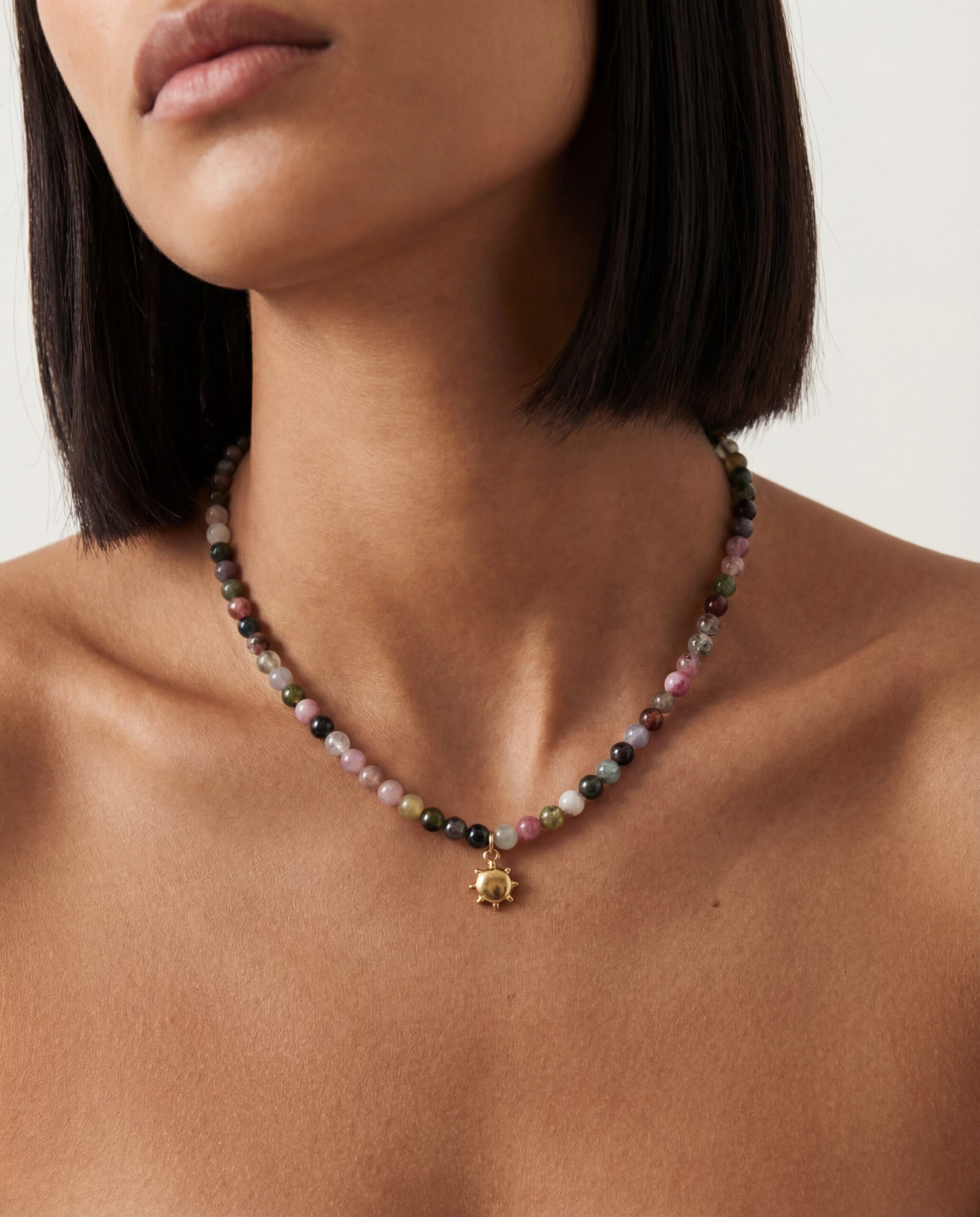Tourmaline Sun Necklace