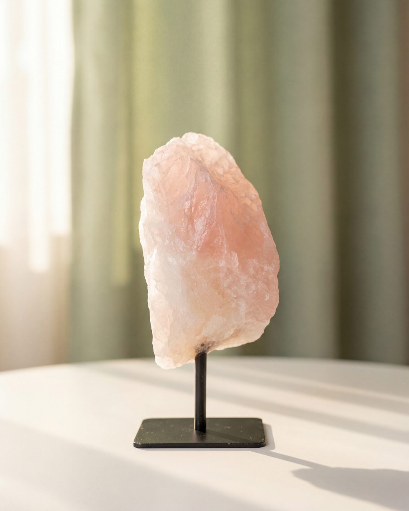 Rose Quartz on Stand