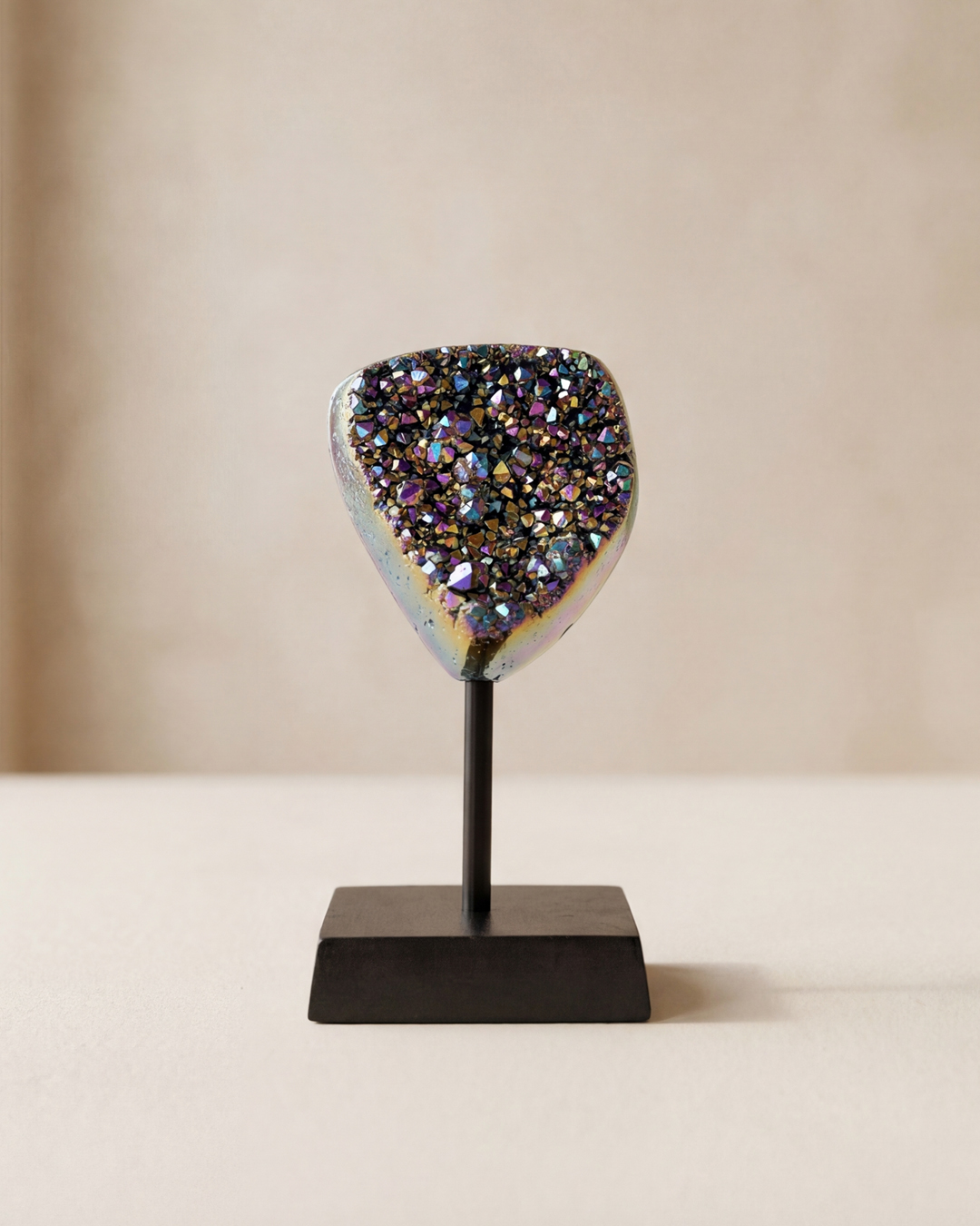 Titanium Quartz Cluster on Stand - A