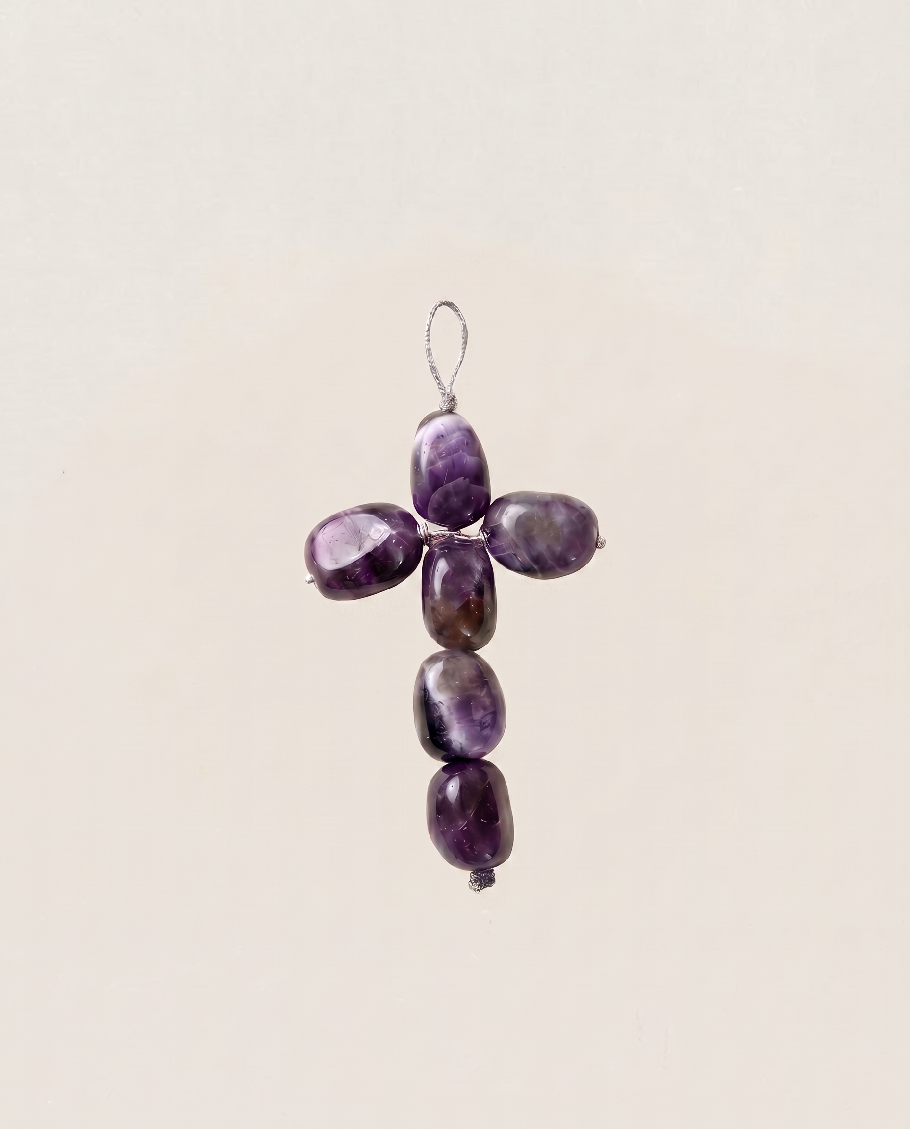 Amethyst Cross Pendant